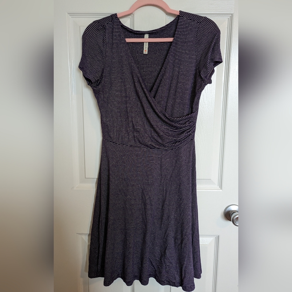 Gilli Purple Gary Knit Dress